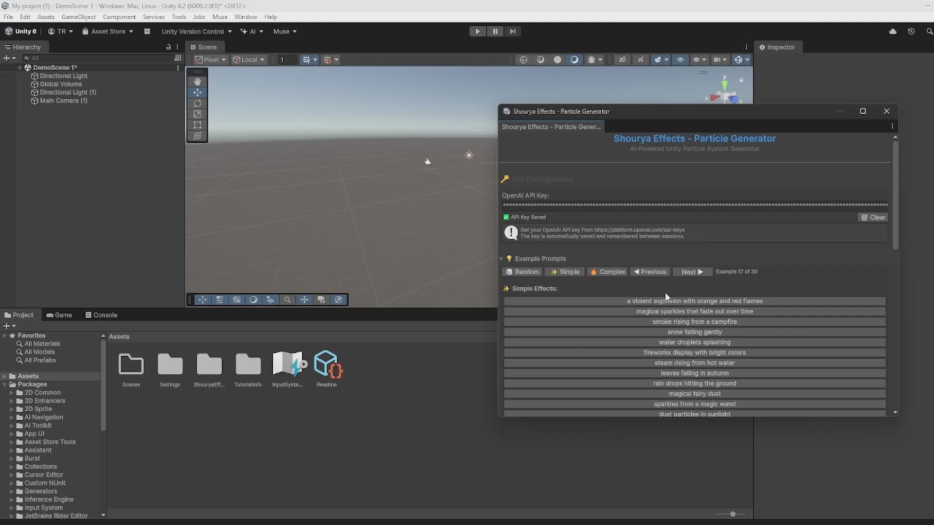 AI Particle Generator - Shourya Effects